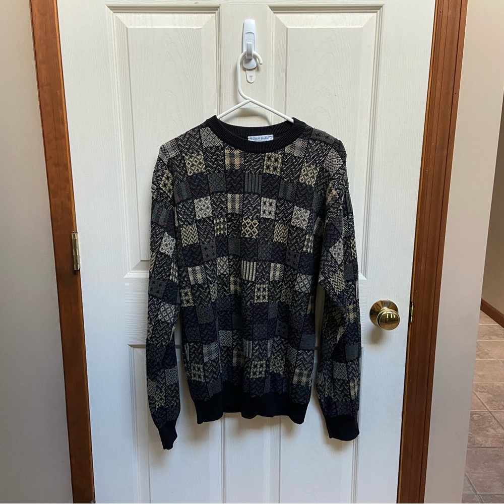 Tricots St.Raphael Multicolored Patterned Long Sl… - image 5